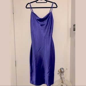 Purple long dress